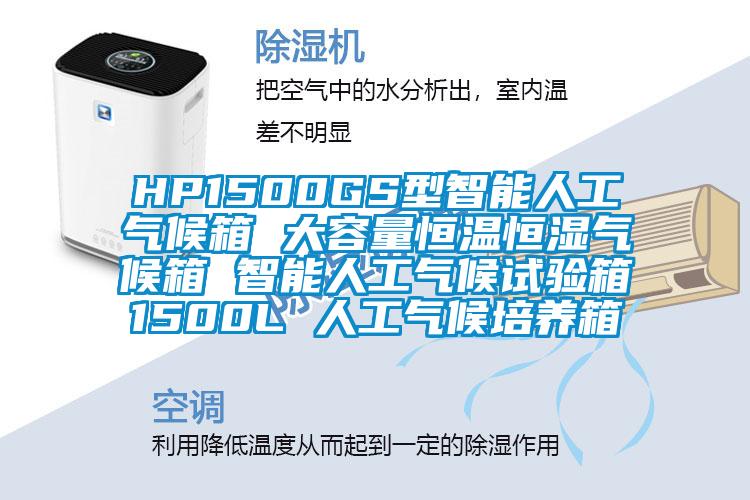 HP1500GS型智能人工氣候箱 大容量恒溫恒濕氣候箱 智能人工氣候試驗箱1500L 人工氣候培養箱