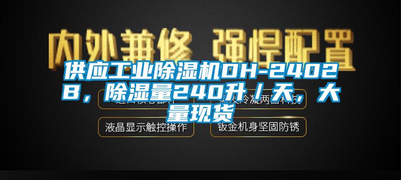 供應工業除濕機DH-2402B，除濕量240升／天，大量現貨