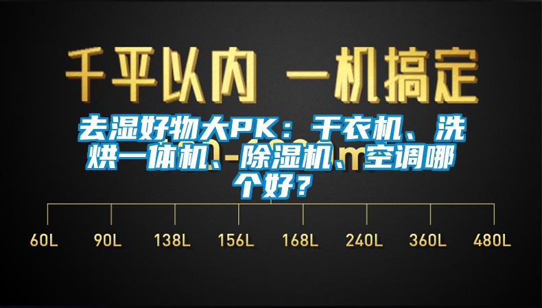 去濕好物大PK：干衣機、洗烘一體機、除濕機、空調哪個好？