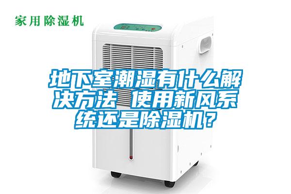 地下室潮濕有什么解決方法 使用新風系統還是除濕機？