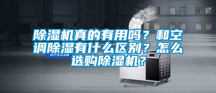 除濕機真的有用嗎？和空調除濕有什么區別？怎么選購除濕機？